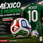 Combo Mexicano Balon Jersey Llavero Copa