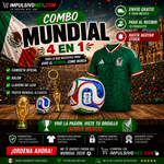 Combo Mexicano Balon Jersey Llavero Copa