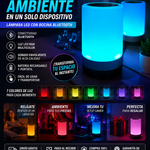 Lámpara LED con Bocina Bluetooth LUXBEAT™
