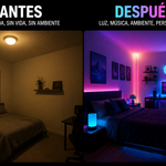 Lámpara LED con Bocina Bluetooth LUXBEAT™