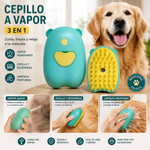 Cepillo A Vapor 3 En 1 Para Mascotas