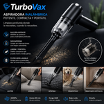 Aspiradora Portatil Para Auto TurboVax